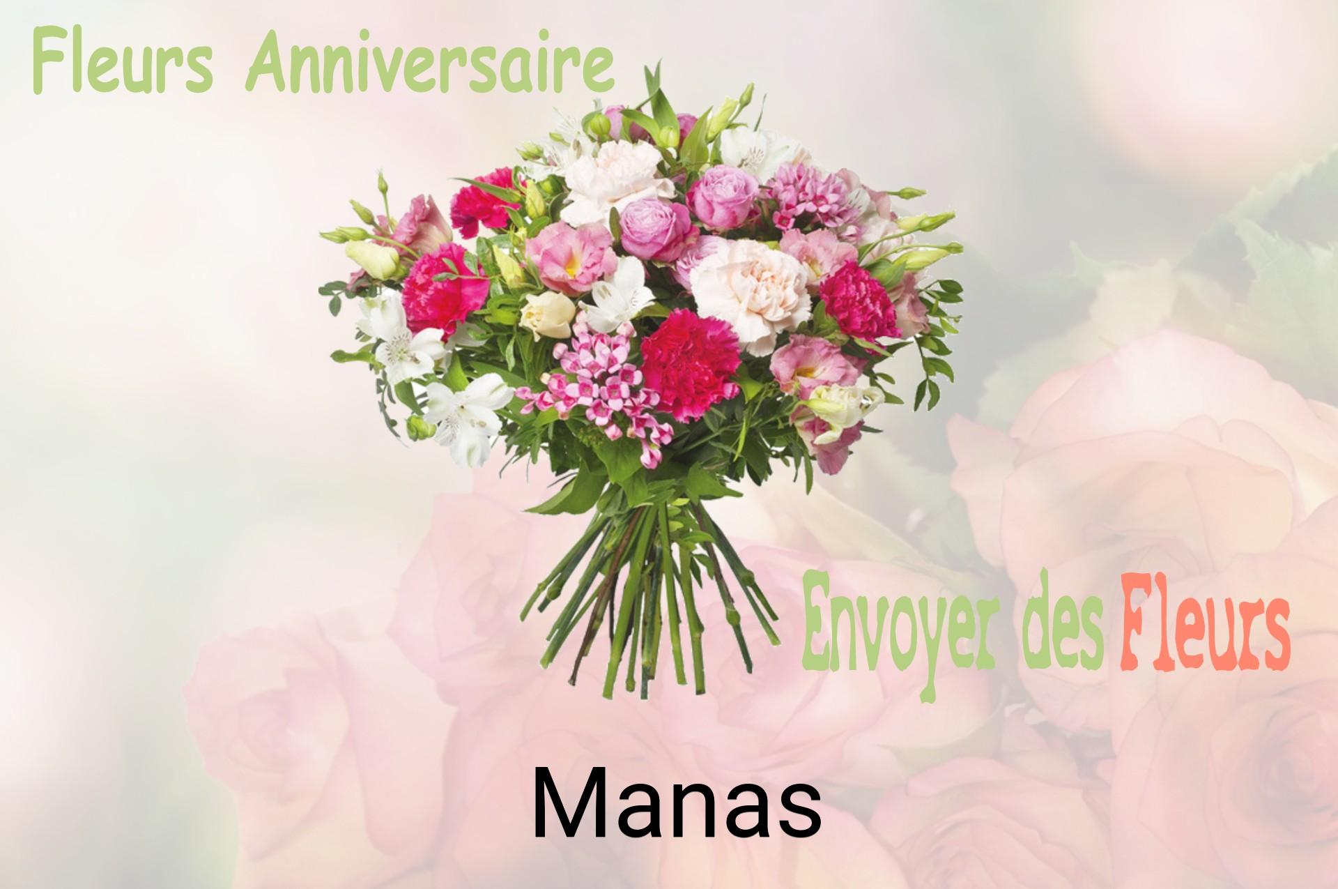 Bouquet de fleurs d’anniversaire livré à Manas